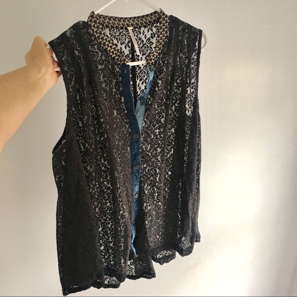 Free People Lace Tank